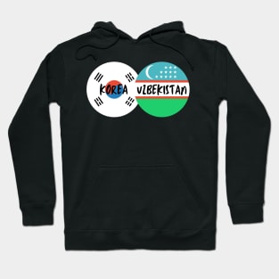 Korean Uzbek - Korea, Uzbekistan Hoodie